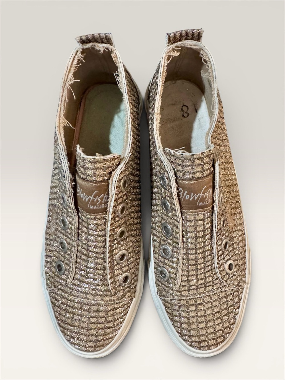 Blowfish Sparkle Gold Slip-On Sneaker - Picture 12 of 12